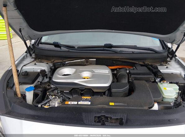 KMHE24L31HA075658 2017 HYUNDAI SONATA HYBRID Silver 