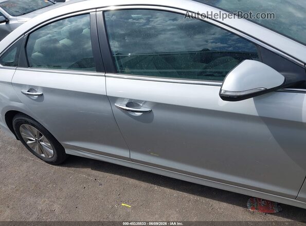 KMHE24L34KA091196 2019 HYUNDAI SONATA HYBRID Gray Вид задньої частини салону