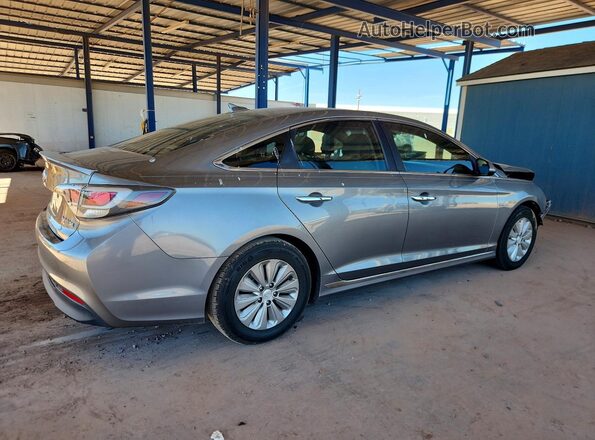 KMHE24L35HA071077 2017 HYUNDAI SONATA Gray Задня права чверть