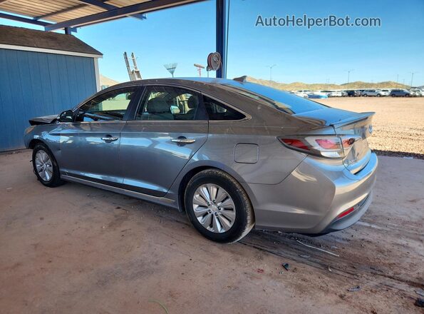 KMHE24L35HA071077 2017 HYUNDAI SONATA Gray Задня ліва чверть