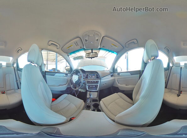 KMHE24L35HA071077 2017 HYUNDAI SONATA Gray Вид наклейки з VIN-кодом