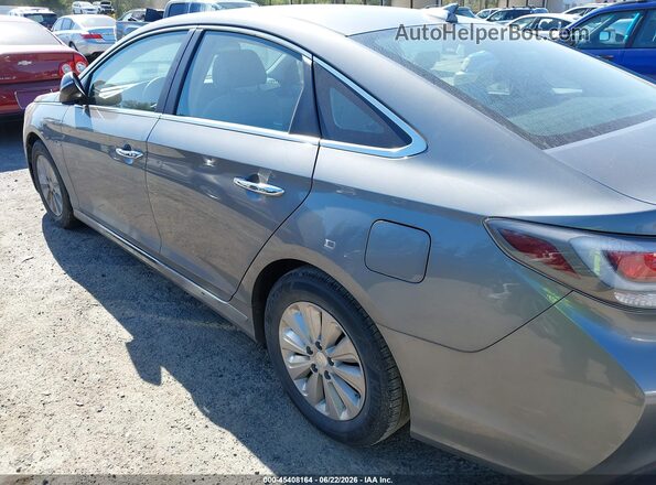 KMHE24L35HA074299 2017 HYUNDAI SONATA HYBRID Gray Vista frontal