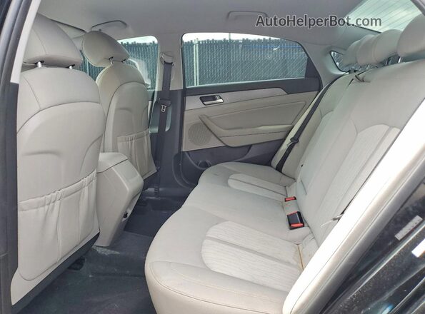 KMHE24L37KA088339 2019 HYUNDAI SONATA Black Հետևի նստատեղերի տեսք