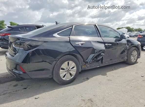 KMHE24L37KA088339 2019 HYUNDAI SONATA Black Հետևի աջ
