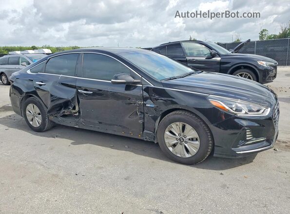 KMHE24L37KA088339 2019 HYUNDAI SONATA Black Առջևի աջ
