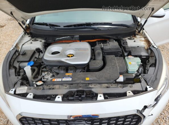 KMHE24L38HA064415 2017 HYUNDAI SONATA White უკანა სალონის ხედი