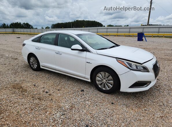 KMHE24L38HA064415 2017 HYUNDAI SONATA White წინა მარჯვენა