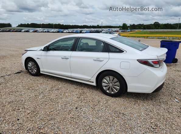 KMHE24L38HA064415 2017 HYUNDAI SONATA White უკანა მარცხენა