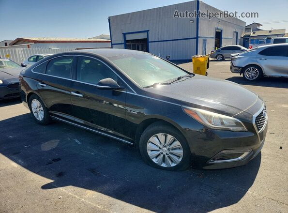 KMHE24L38HA070859 2017 HYUNDAI SONATA Черный 
