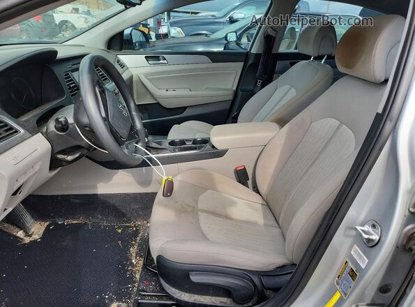 KMHE24L38HA072580 2017 HYUNDAI SONATA Silver 