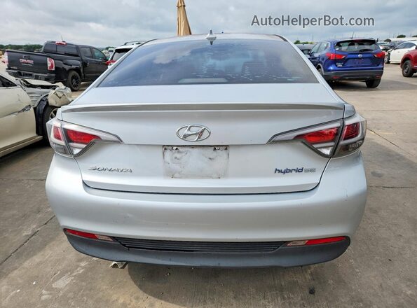 KMHE24L38HA072580 2017 HYUNDAI SONATA Silver 