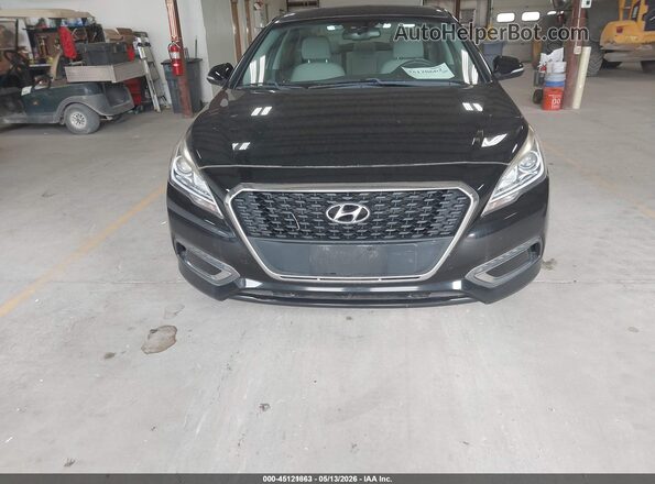 KMHE24L39HA066559 2017 HYUNDAI SONATA HYBRID Черный 