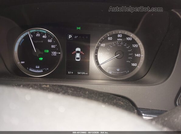 KMHE24L39HA066559 2017 HYUNDAI SONATA HYBRID Черный 
