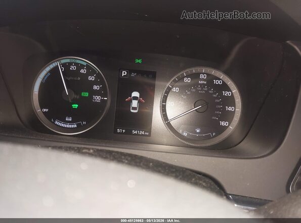 KMHE24L39HA066559 2017 HYUNDAI SONATA HYBRID Черный Вид задних сидений