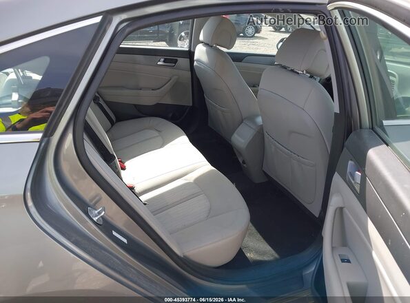KMHE24L39HA067288 2017 HYUNDAI SONATA HYBRID Gray Vista de la etiqueta del VIN