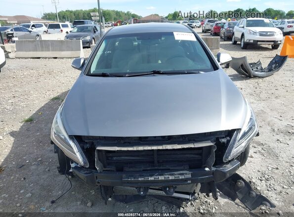 KMHE24L39HA067288 2017 HYUNDAI SONATA HYBRID Gray Vista interior trasera