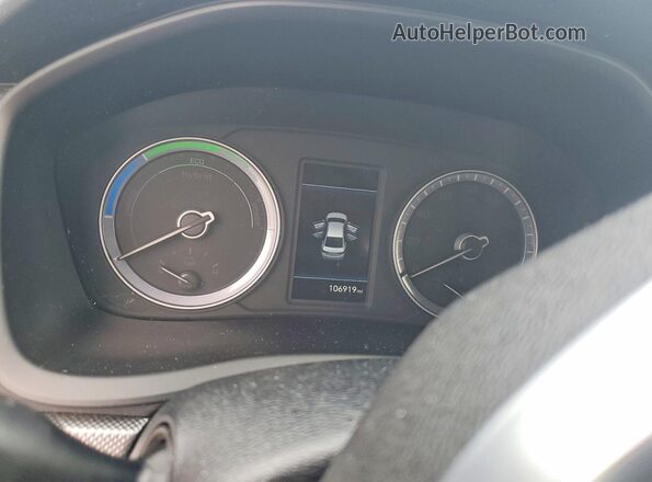 KMHE24L3XJA079679 2018 HYUNDAI SONATA Gray Widok zestawu wskaźników