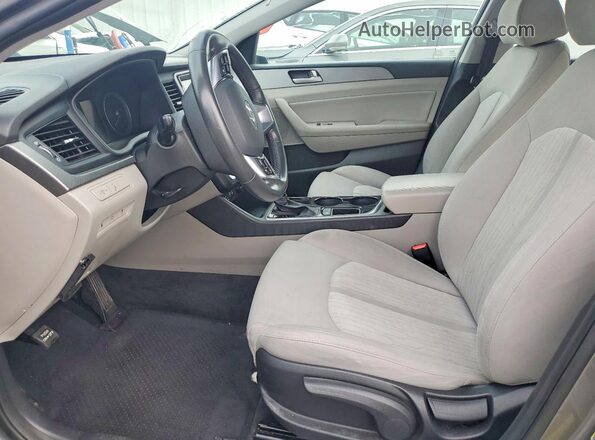 KMHE24L3XJA079679 2018 HYUNDAI SONATA Gray Widok wnętrza z przodu