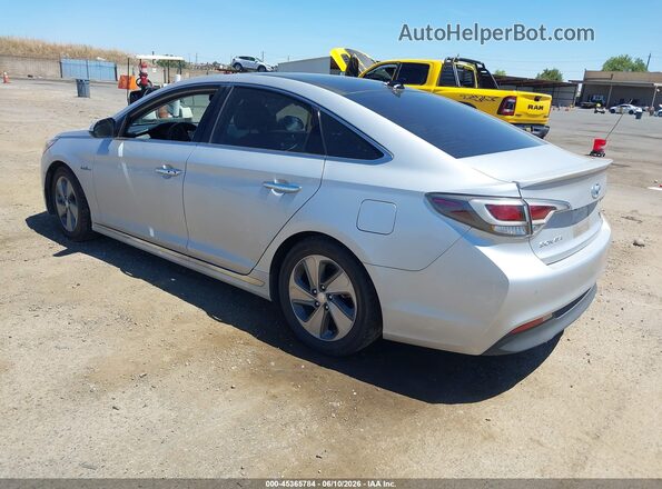 KMHE34L11GA028849 2016 HYUNDAI SONATA HYBRID Silver 