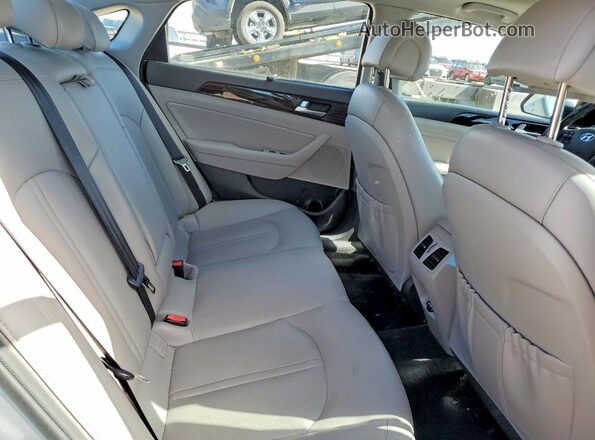 KMHE34L12GA012627 2016 HYUNDAI SONATA Gray Vista de los asientos traseros