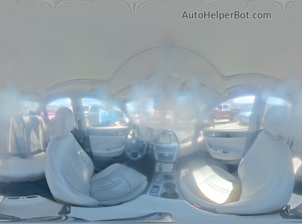 KMHE34L14GA033379 2016 HYUNDAI SONATA White VIN კოდის სტიკერის ხედი