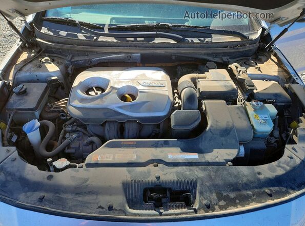 KMHE34L14HA050250 2017 HYUNDAI SONATA Silver უკანა სალონის ხედი