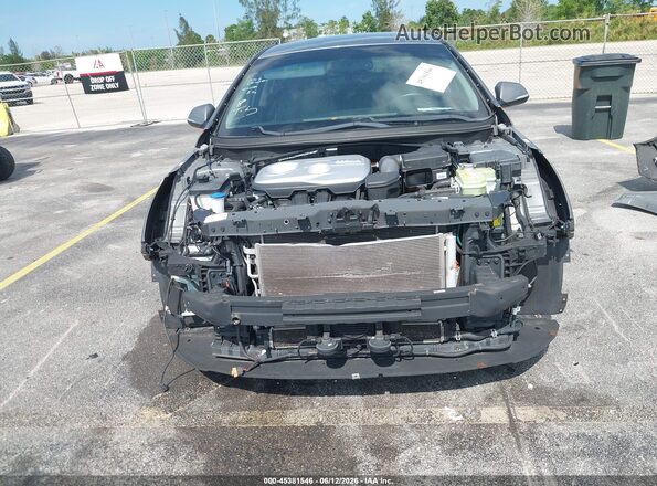 KMHE34L14HA057571 2017 HYUNDAI SONATA HYBRID Gray Widok z przodu