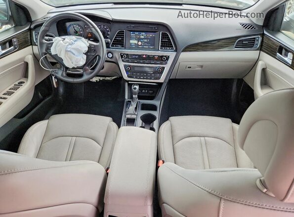 KMHE34L15HA054596 2017 HYUNDAI SONATA Gray 