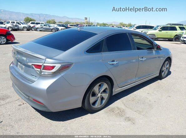KMHE34L16GA020052 2016 HYUNDAI SONATA HYBRID Gray Задня права чверть