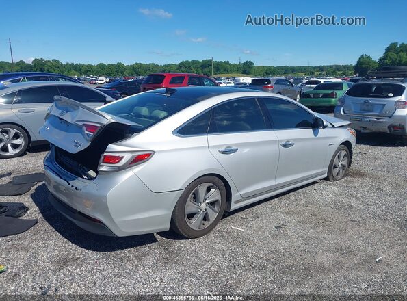 KMHE34L17GA033554 2016 HYUNDAI SONATA HYBRID Silver Tył prawy