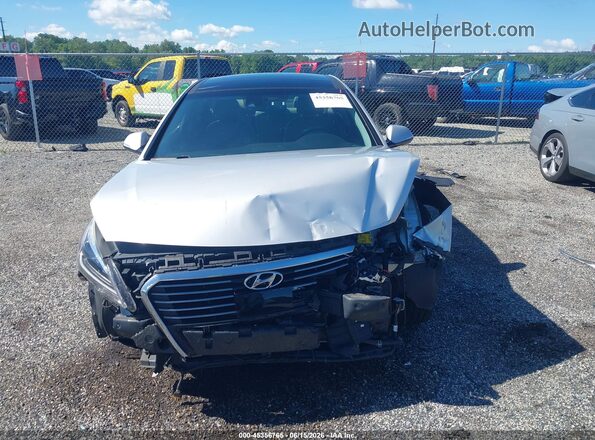 KMHE34L17GA033554 2016 HYUNDAI SONATA HYBRID Silver Widok zestawu wskaźników