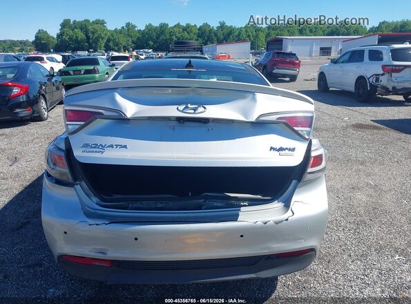 KMHE34L17GA033554 2016 HYUNDAI SONATA HYBRID Silver 