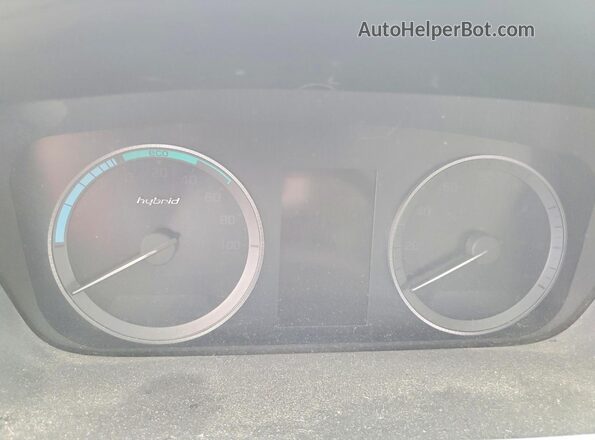 KMHE34L18GA009540 2016 HYUNDAI SONATA Black ხელსაწყოთა პანელის ხედი