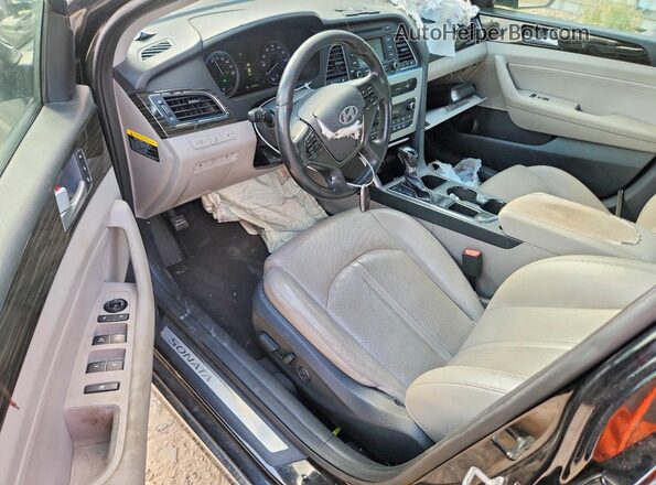 KMHE34L1XGA017719 2016 HYUNDAI SONATA Black Dashboard view
