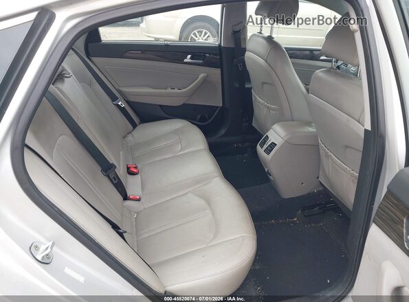 KMHE34L1XGA028848 2016 HYUNDAI SONATA HYBRID Silver Widok naklejki z numerem VIN