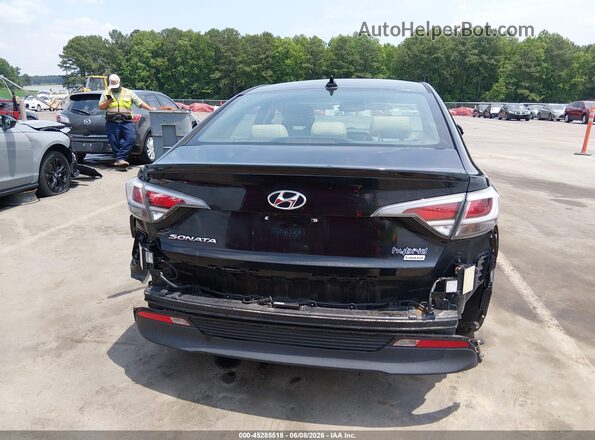 KMHE34L1XHA044789 2017 HYUNDAI SONATA HYBRID Черный 