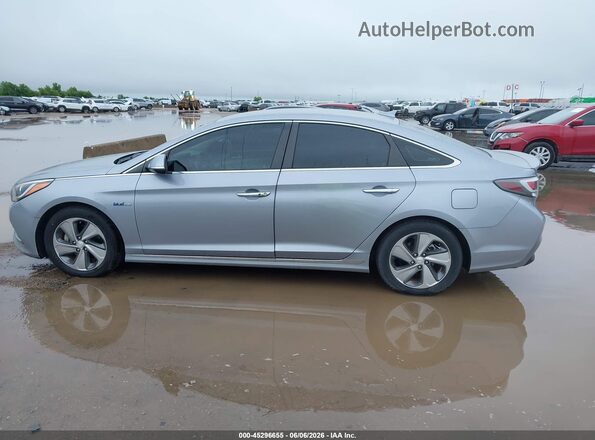 KMHE34L1XHA048342 2017 HYUNDAI SONATA HYBRID Серебряный Панорамный вид салона 360°