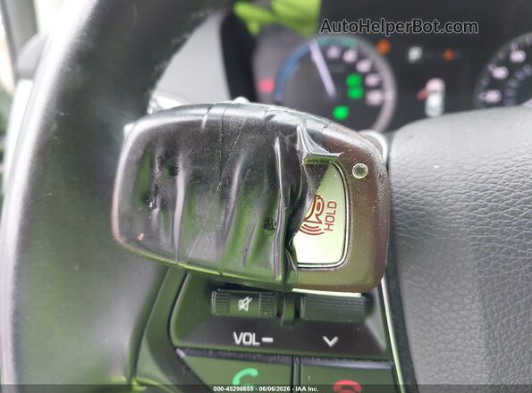 KMHE34L1XHA048342 2017 HYUNDAI SONATA HYBRID Серебряный Вид панели приборов