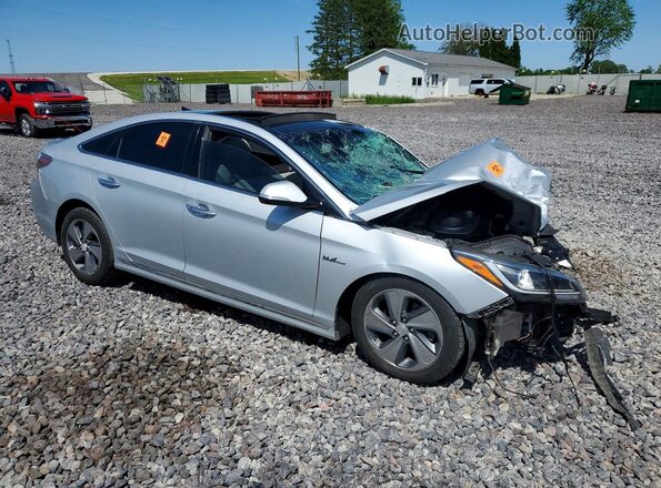 KMHE34L1XHA057316 2017 HYUNDAI SONATA Silver 