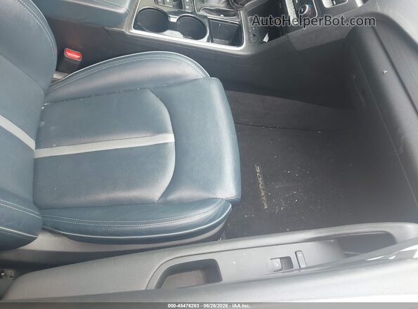 KMHE34L33KA088383 2019 HYUNDAI SONATA HYBRID White წინა სალონის ხედი