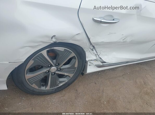 KMHE34L33KA088383 2019 HYUNDAI SONATA HYBRID White 