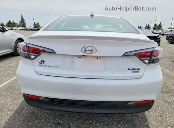 KMHE34L36HA071537 2017 HYUNDAI SONATA White 