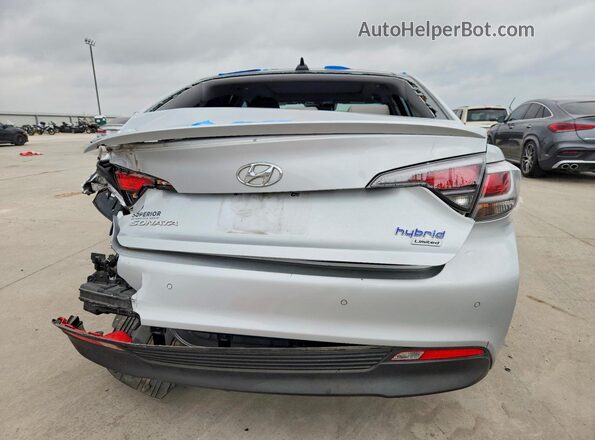 KMHE34L36HA075703 2017 HYUNDAI SONATA Silver 