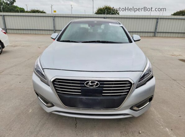 KMHE34L36HA075703 2017 HYUNDAI SONATA Silver 
