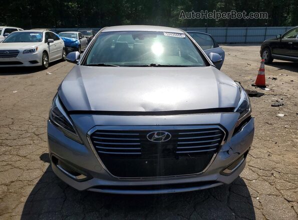KMHE54L22HA045177 2017 HYUNDAI SONATA Silver Vista frontal