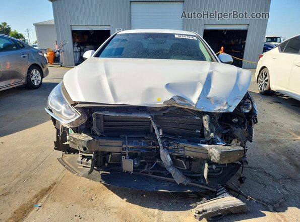 KMHE54L24KA092847 2019 HYUNDAI SONATA White წინა ხედი