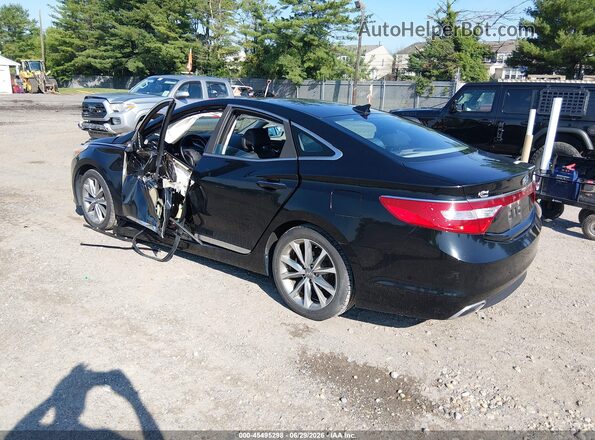 KMHFG4JG2HA577493 2017 HYUNDAI AZERA Black Rear left