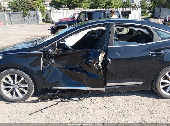 KMHFG4JG2HA577493 2017 HYUNDAI AZERA Black Front view