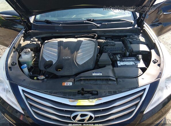 KMHFG4JG2HA577493 2017 HYUNDAI AZERA Black Rear view