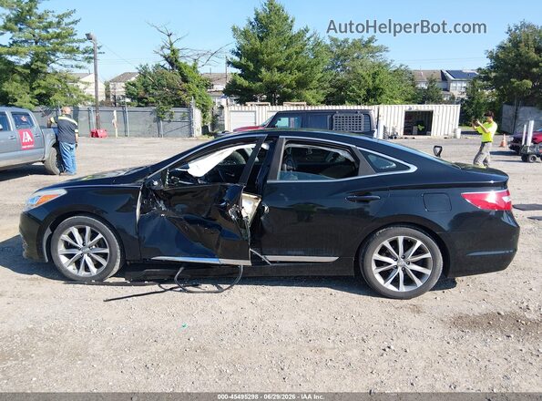 KMHFG4JG2HA577493 2017 HYUNDAI AZERA Black 360 interior view